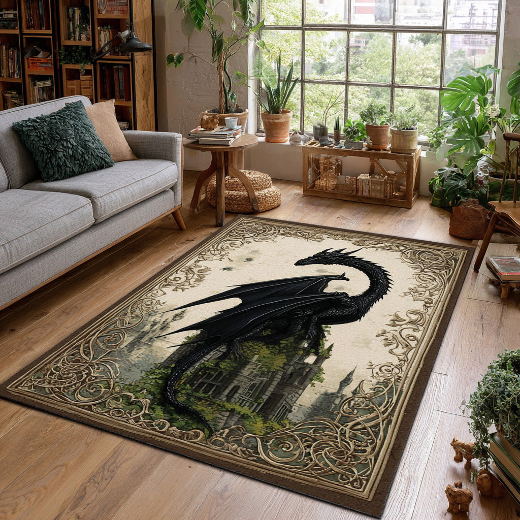 Serpent Sky Area Rug - Non-Slip Washable 3D Print Rug for Living Room & BedroomTVC2108120