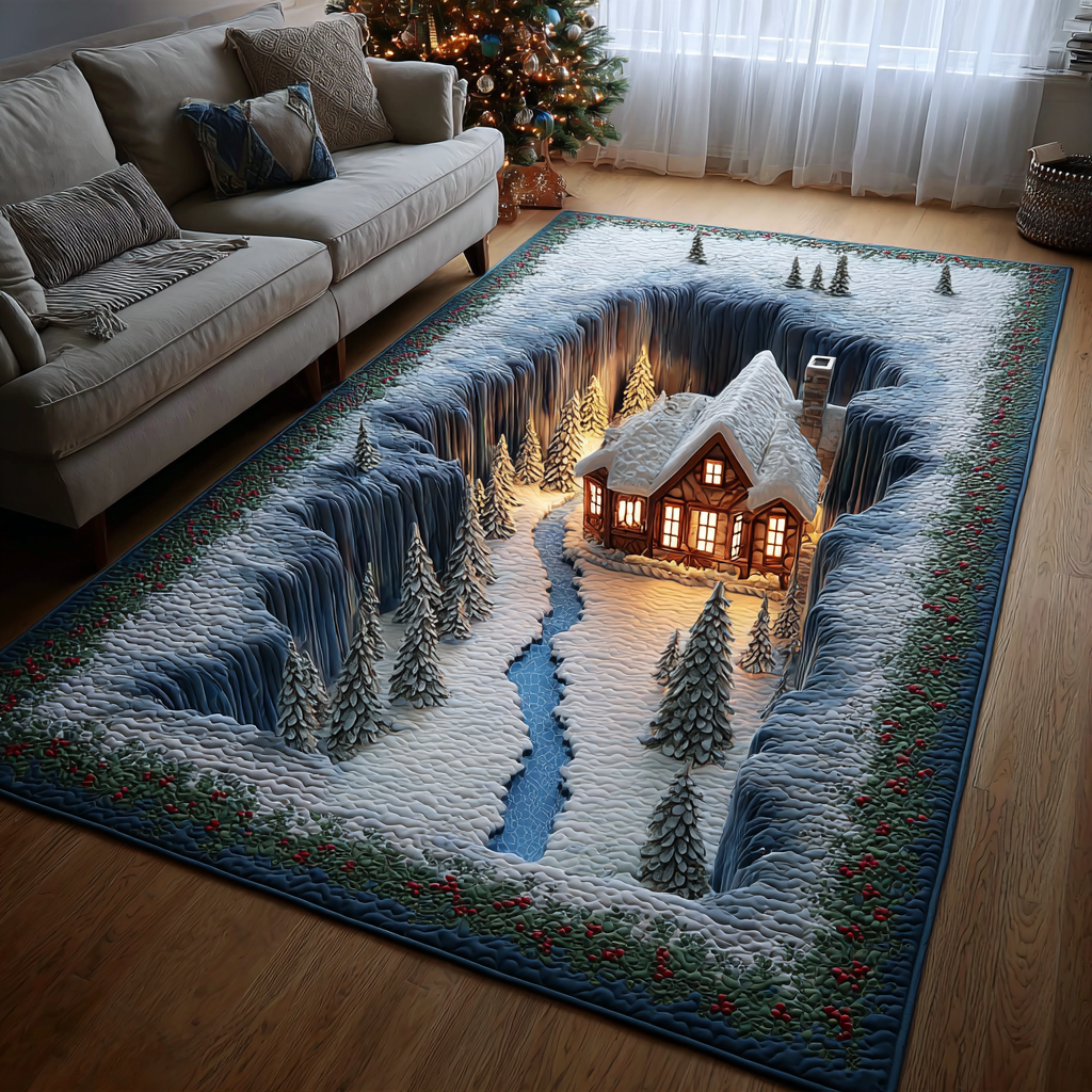 Silent Town Area Rug - Non-Slip Washable 3D Print Rug for Living Room & BedroomTVC2108118