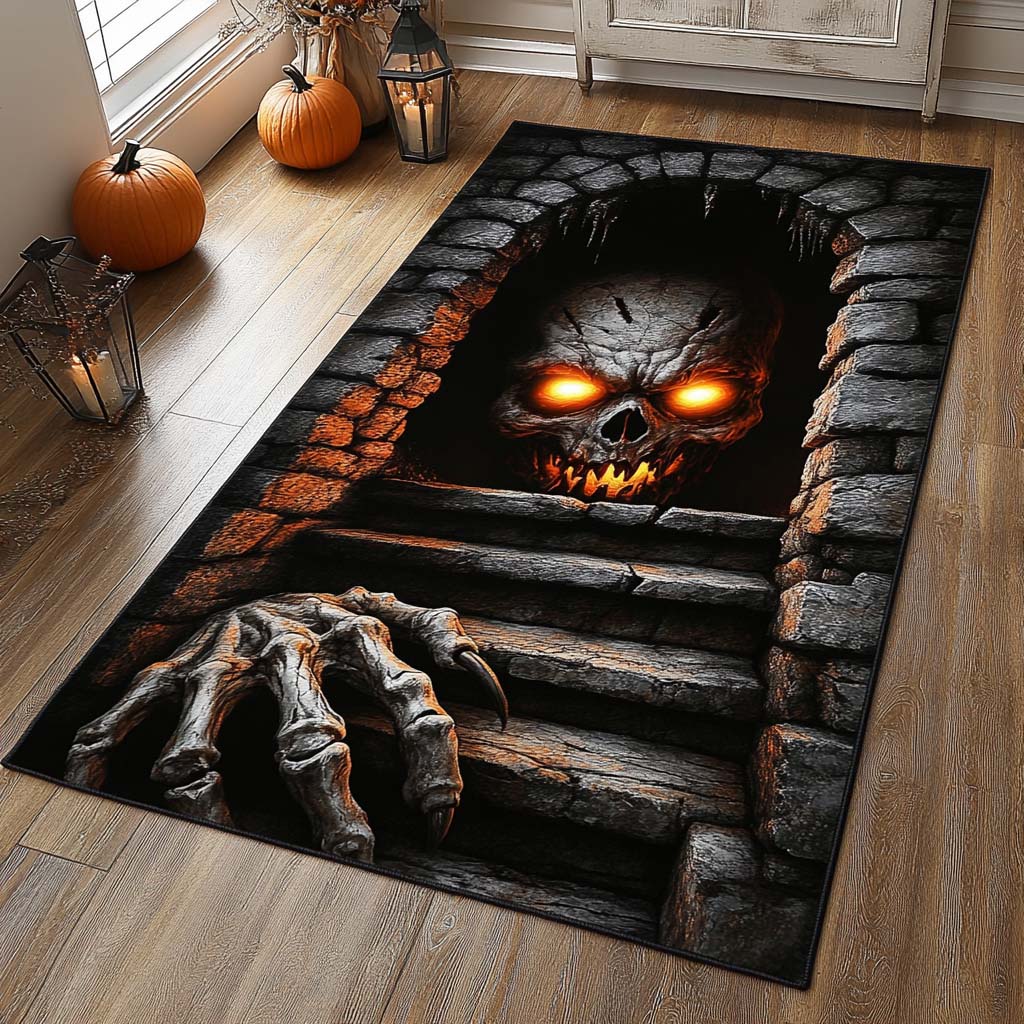 Skull Lord Area Rug - Non-Slip Washable 3D Print Rug for Living Room & BedroomTVC2108118