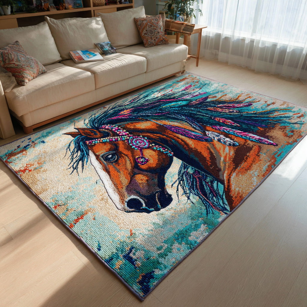 Skyfire Charger Area Rug - Non-Slip Washable 3D Print Rug for Living Room & BedroomTVC2108117