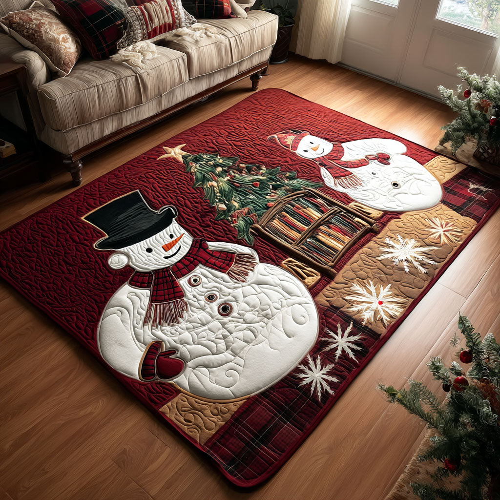 Snowman Harmony Area Rug - Non-Slip Washable 3D Print Rug for Living Room & BedroomTVC2108116