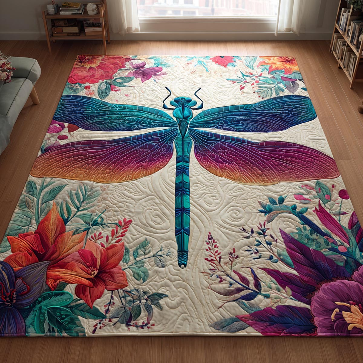 Soft Wings Area Rug - Non-Slip Washable 3D Print Rug for Living Room & BedroomTVC2108114