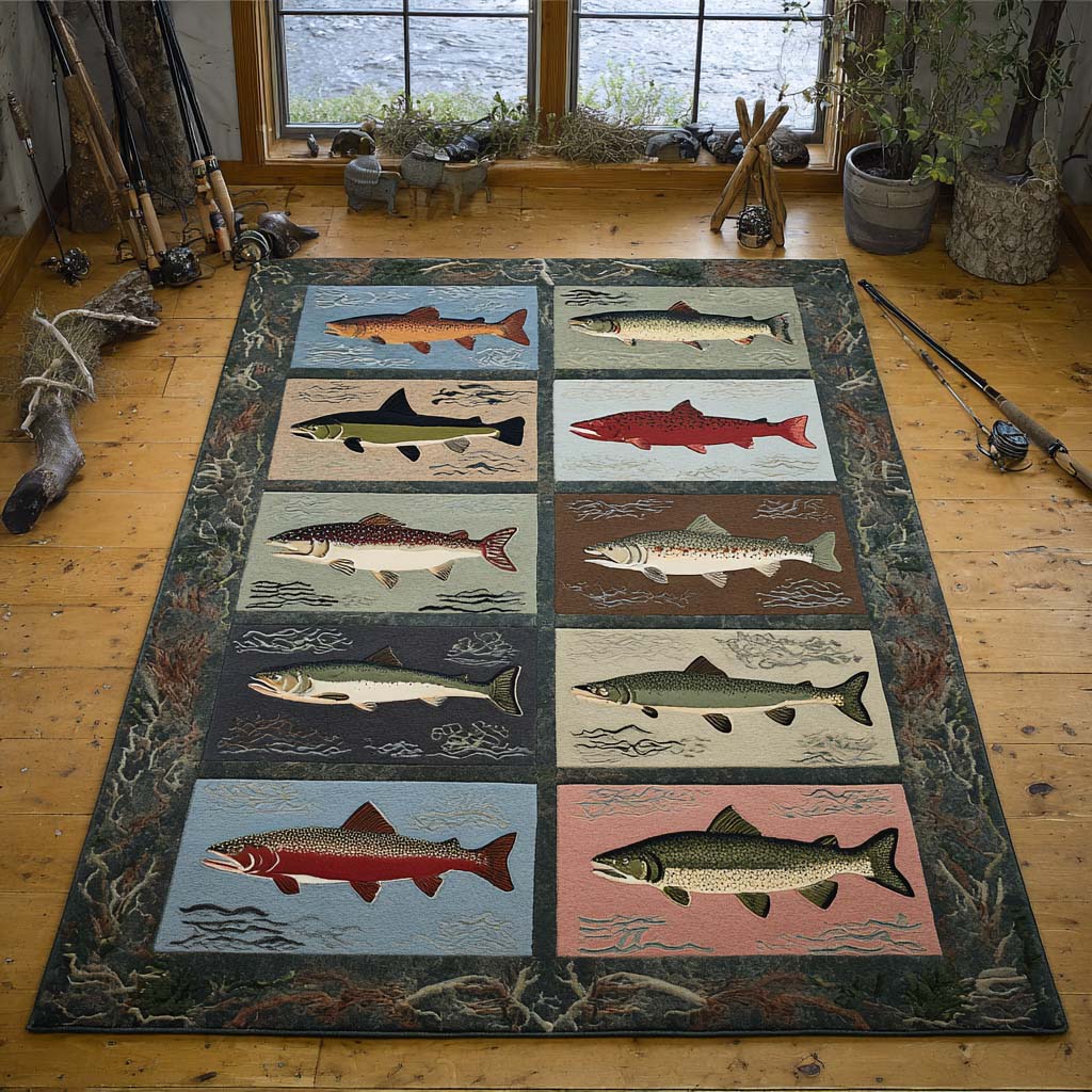 Speckled Beauty Area Rug - Non-Slip Washable 3D Print Rug for Living Room & BedroomTVC2108114