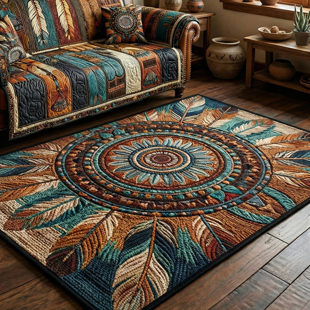 Spirit Of Open Ground Area Rug - Non-Slip Washable 3D Print Rug for Living Room & BedroomTVC2108113