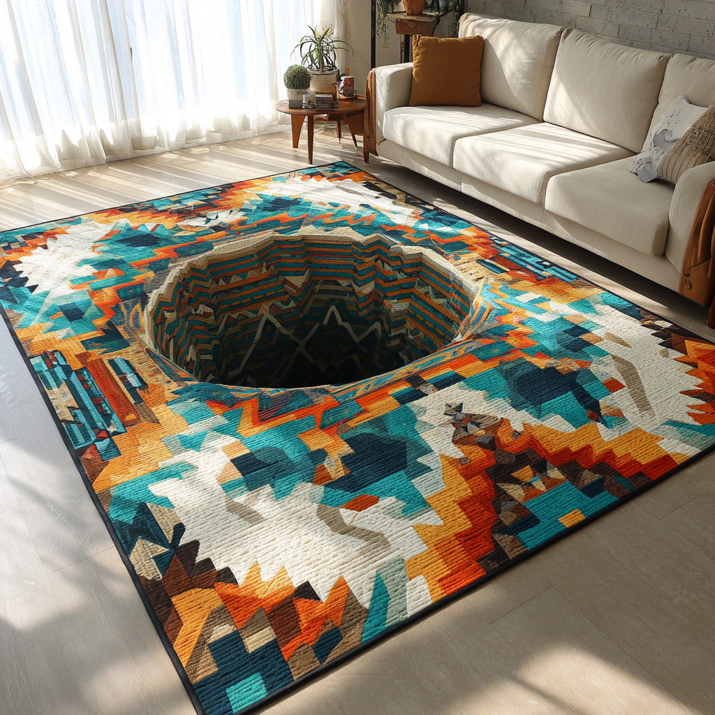 Split Spirit Area Rug - Non-Slip Washable 3D Print Rug for Living Room & BedroomTVC2108113