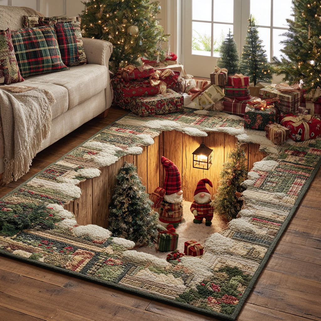 Starry Hollow Area Rug - Non-Slip Washable 3D Print Rug for Living Room & BedroomTVC2108111