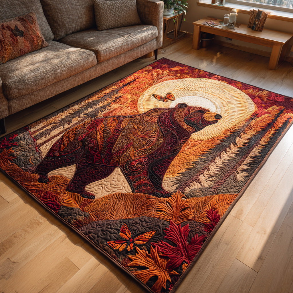 Stormwatch Bear Area Rug - Non-Slip Washable 3D Print Rug for Living Room & BedroomTVC2108111