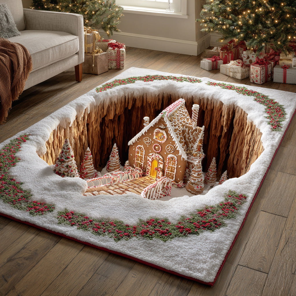Sugar House Area Rug - Non-Slip Washable 3D Print Rug for Living Room & BedroomTVC2108110