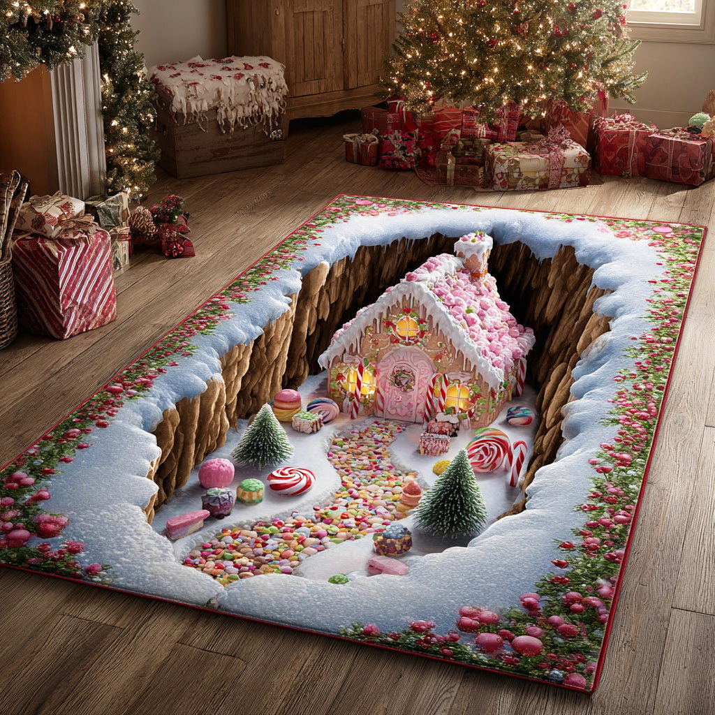 Sugar Meadow Area Rug - Non-Slip Washable 3D Print Rug for Living Room & BedroomTVC2108110