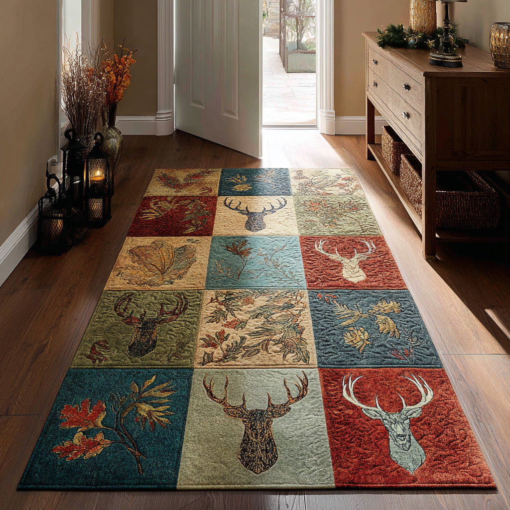 Summit Longhorn Peak Area Rug - Non-Slip Washable 3D Print Rug for Living Room & BedroomTVC2108110