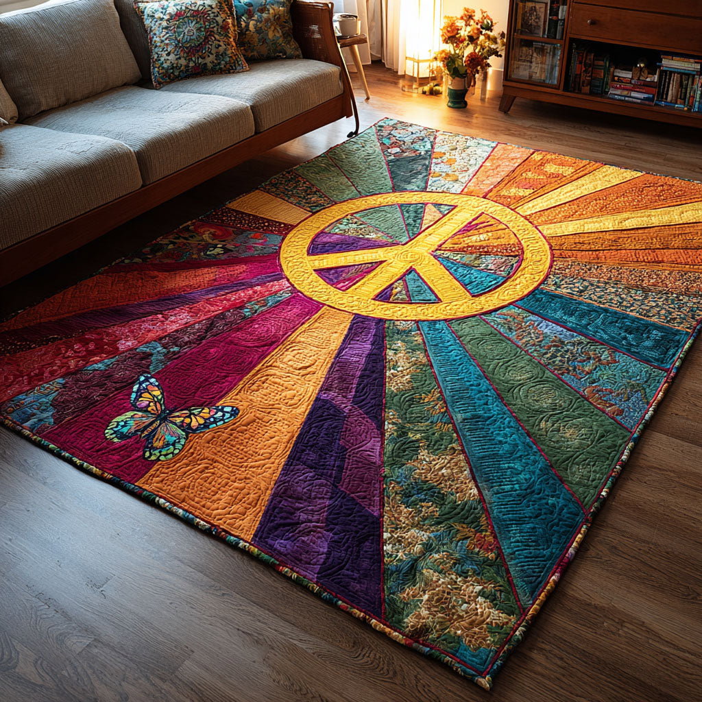 Sunlit Calm Area Rug - Non-Slip Washable 3D Print Rug for Living Room & BedroomTVC2108109