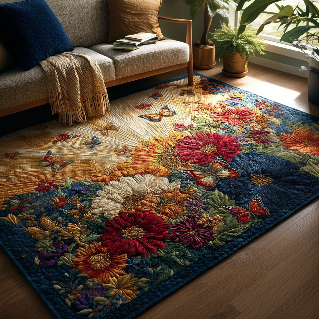 Sunlit Meadow Area Rug - Non-Slip Washable 3D Print Rug for Living Room & BedroomTVC2108109