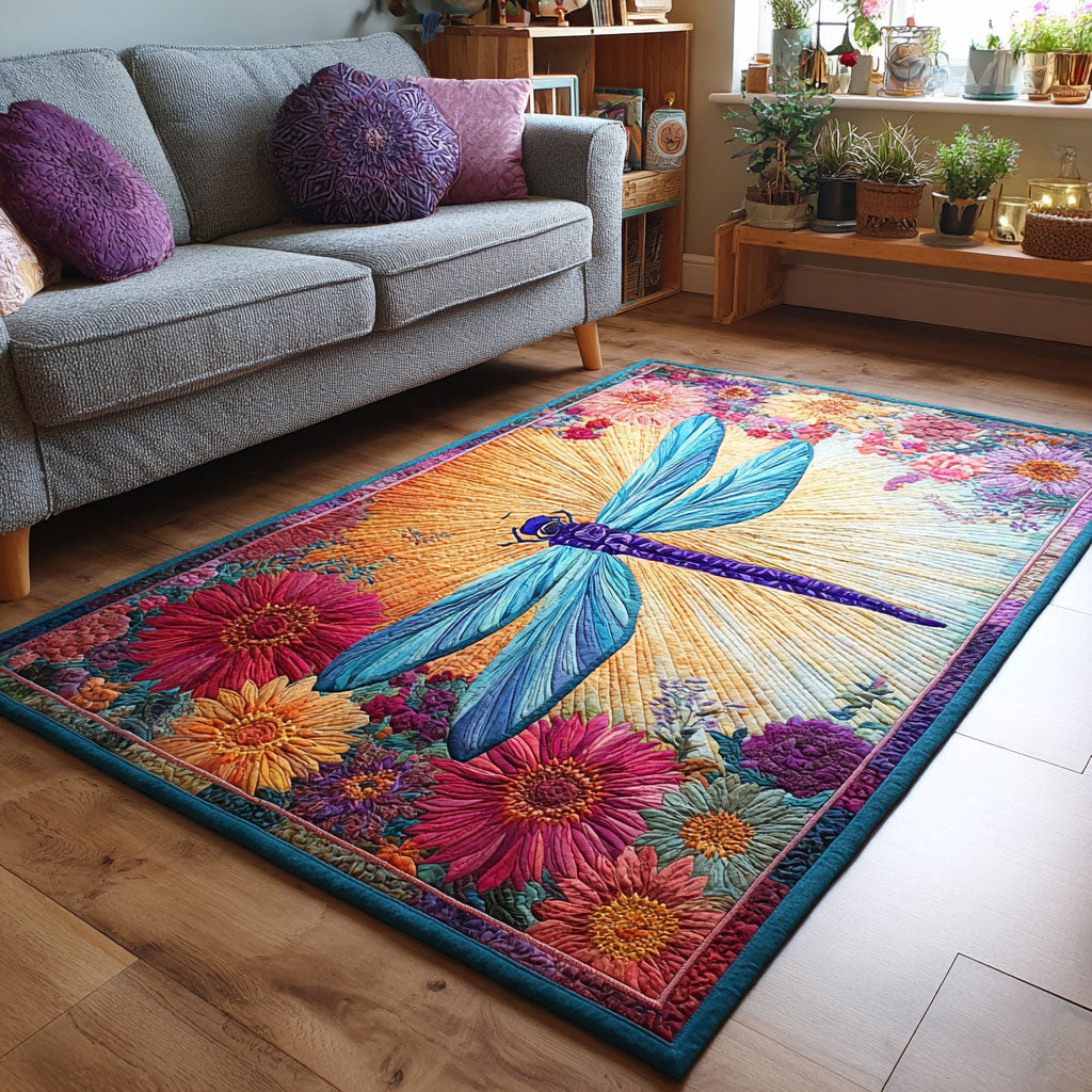 Sunset Stitch Area Rug - Non-Slip Washable 3D Print Rug for Living Room & BedroomTVC2108105