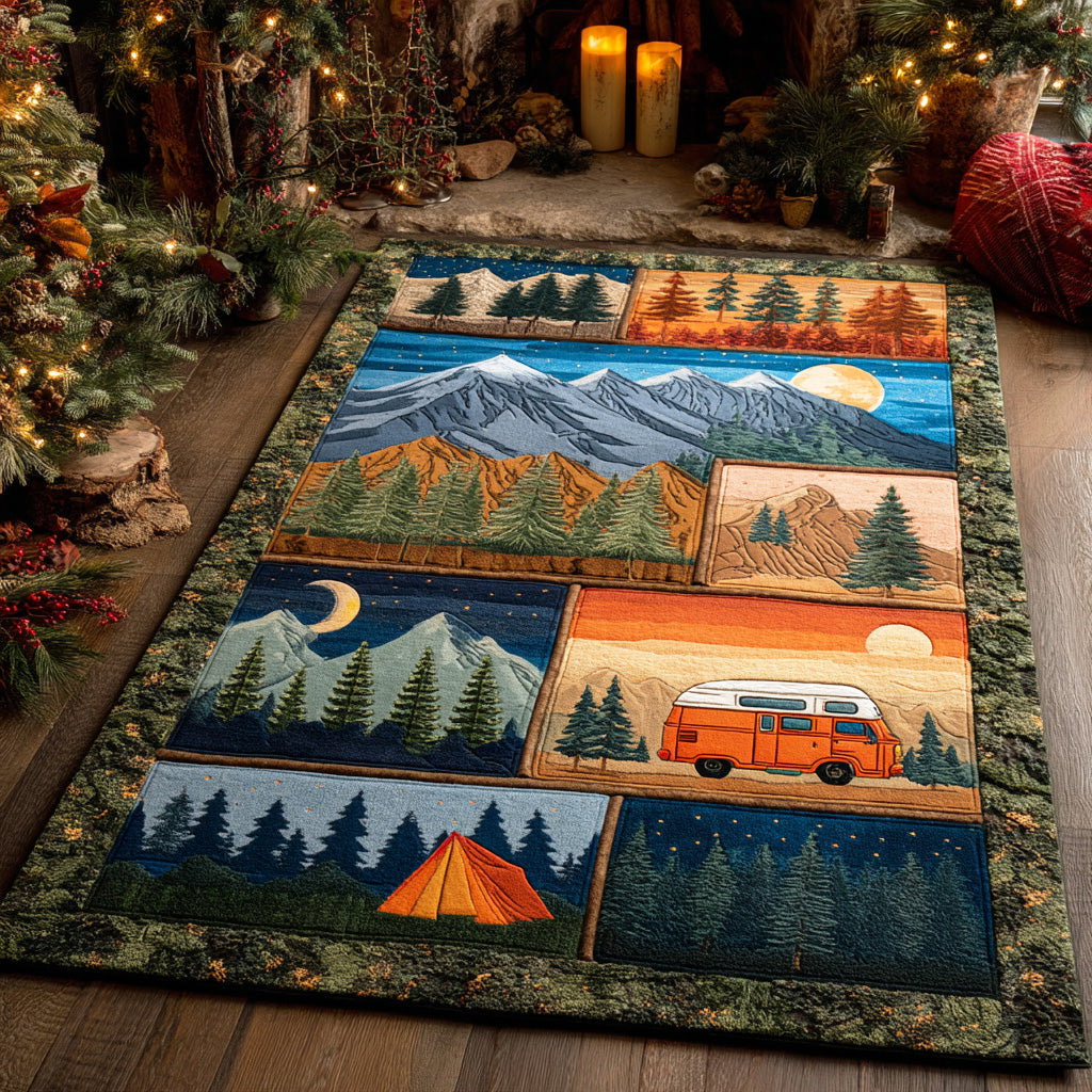 Sunset Vista Area Rug - Non-Slip Washable 3D Print Rug for Living Room & BedroomTVC2108104
