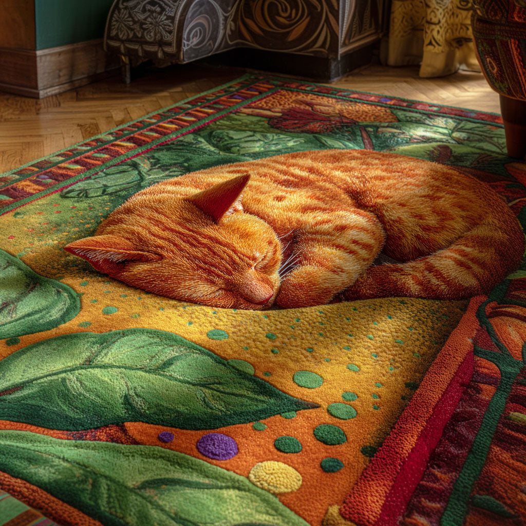Sweet Dreams Cat Area Rug - Non-Slip Washable 3D Print Rug for Living Room & BedroomTVC2108104