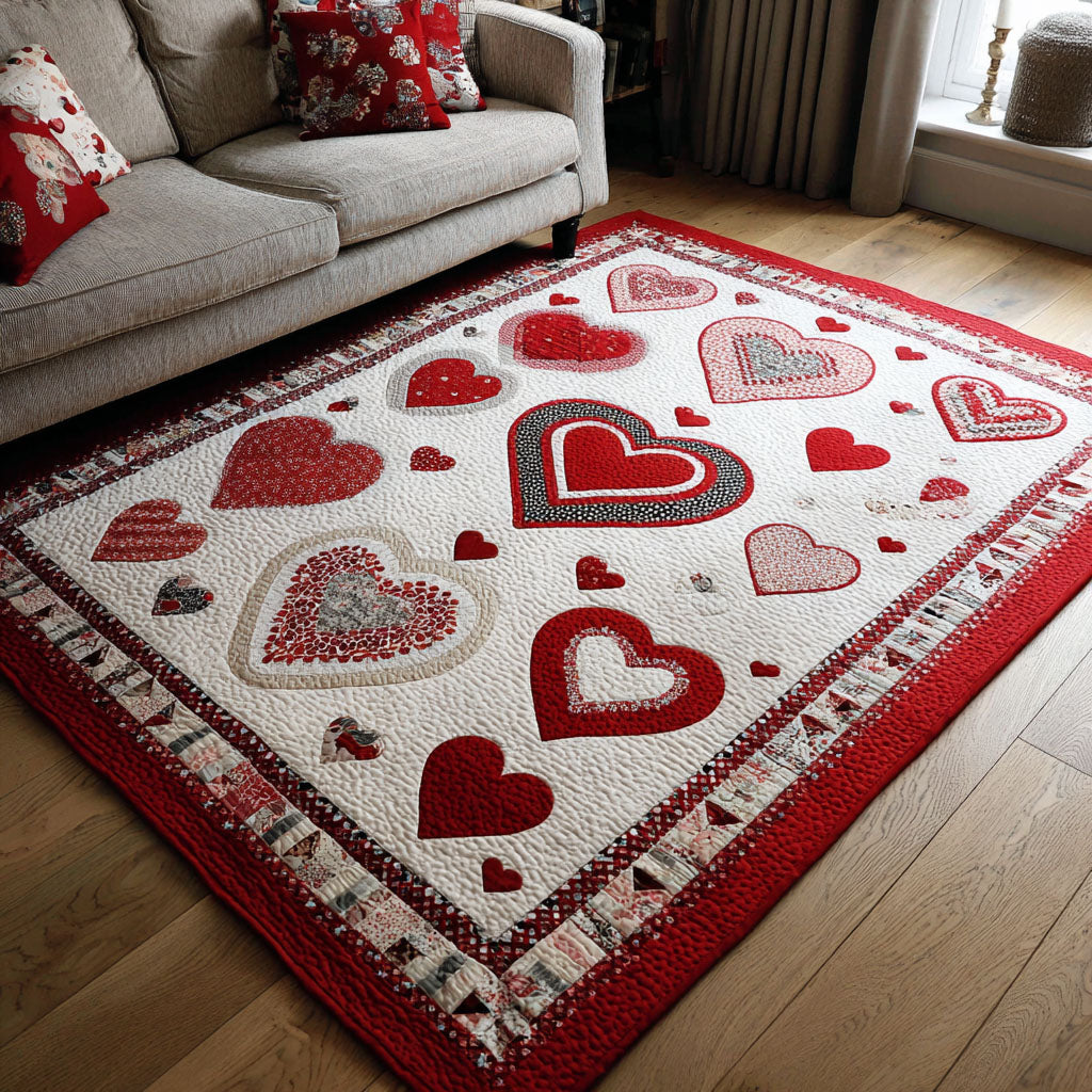 Sweet Heart Area Rug - Non-Slip Washable 3D Print Rug for Living Room & BedroomTVC2108104