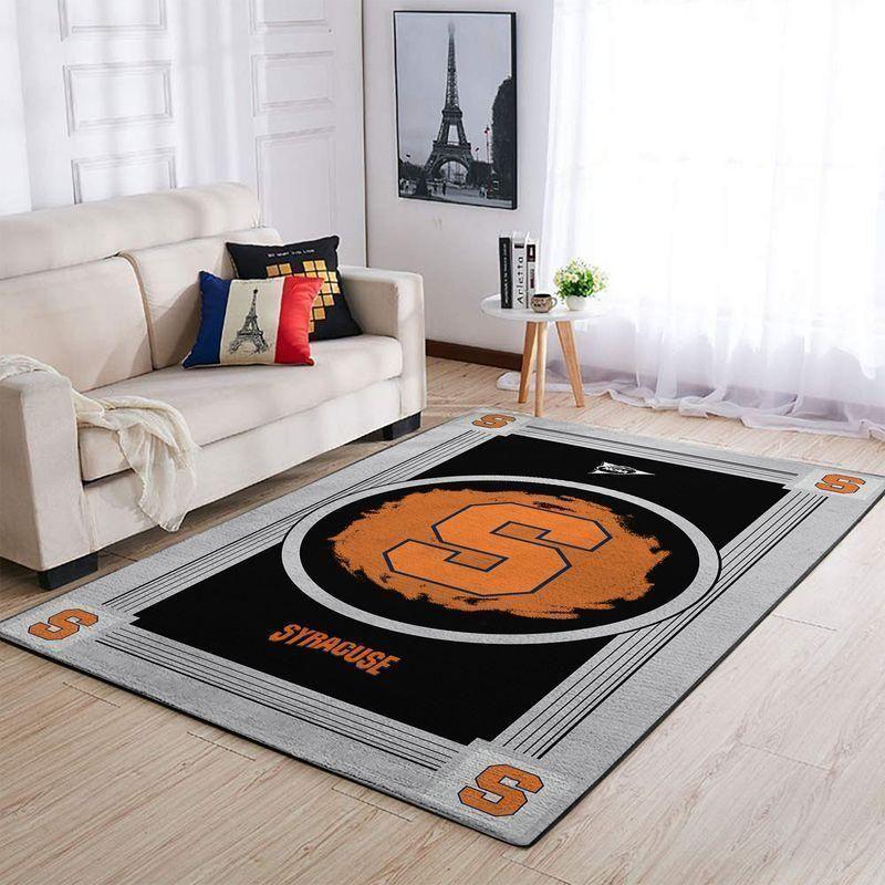 Syracuse Orange Area Rugs Ncaa Living Room Carpet