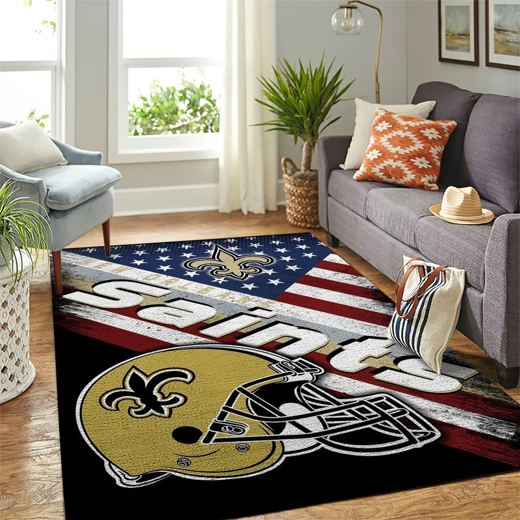 Tennessee Titans Rug - for Living Room Football Decor Black and Gold