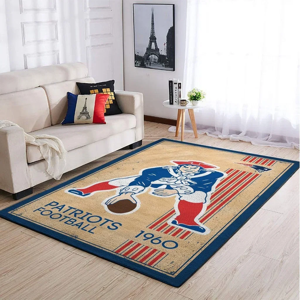 Tennessee Titans Rug - Perfect for Living Room Bedroom Beige and Blue