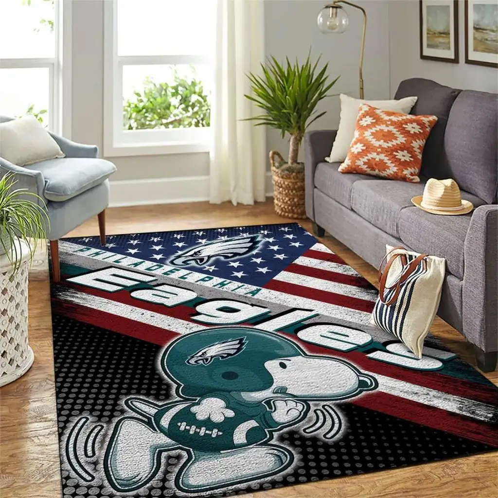 Tennessee Titans Rug - Perfect for Living Room Game Room Black and Green