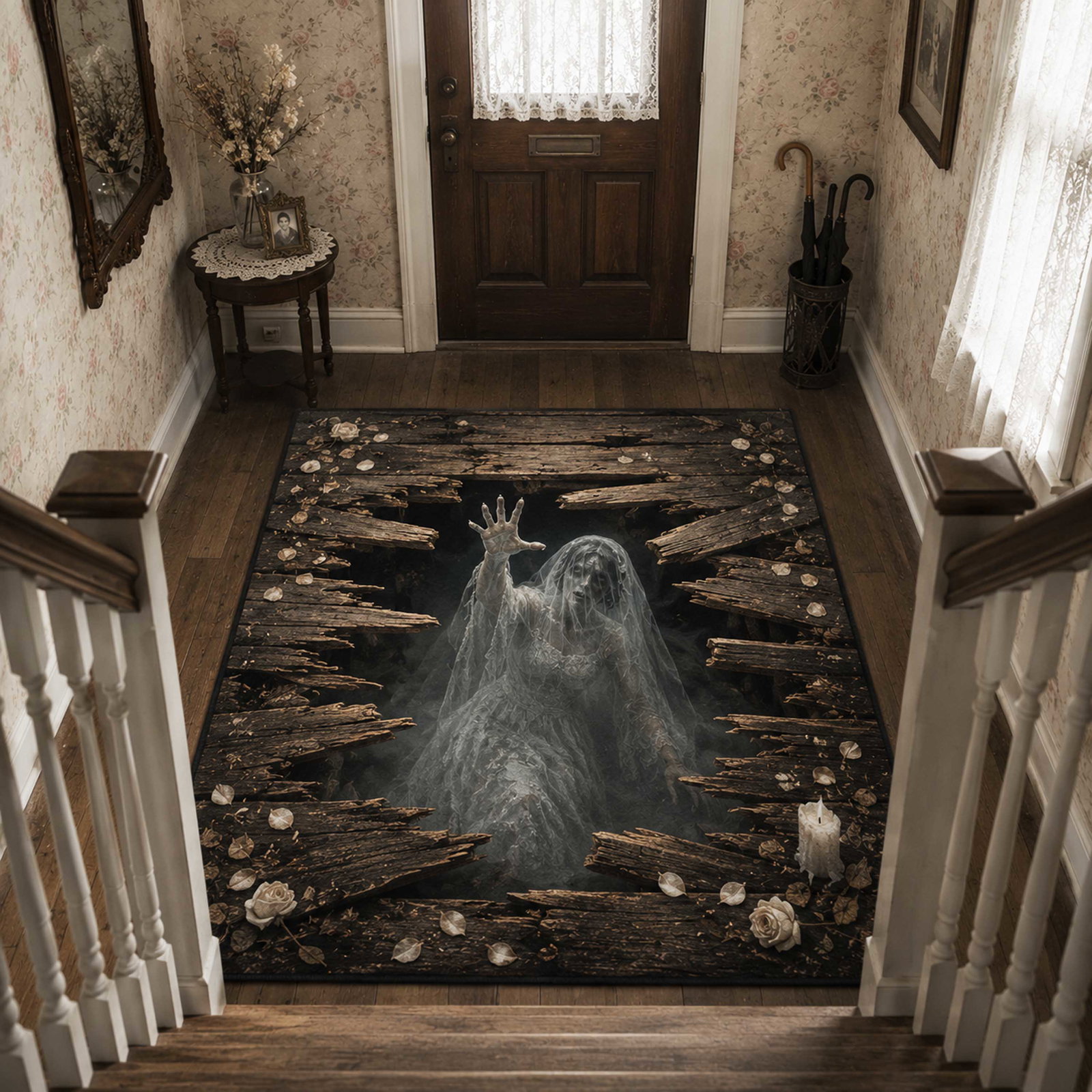 Terror Pit Area Rug - Non-Slip Washable 3D Print Rug for Living Room & BedroomTVC2108103
