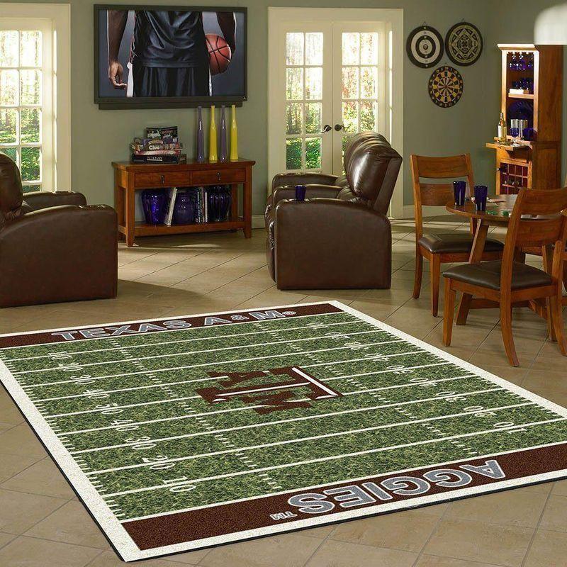 Texas A&M Aggies Rug NCAA Team Logo Carpet