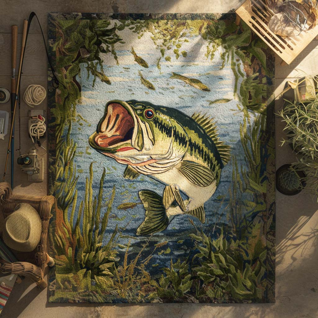 The Big Bite Area Rug - Non-Slip Washable 3D Print Rug for Living Room & BedroomTVC2108103