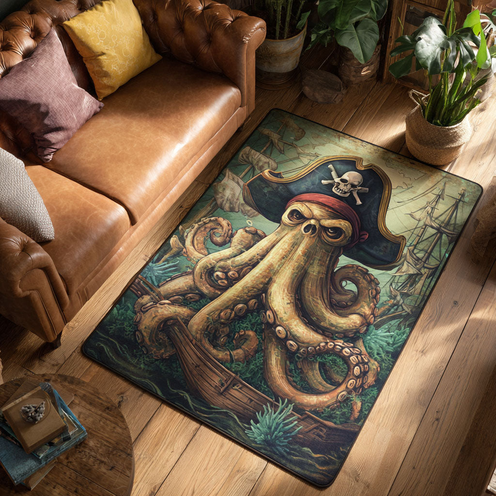 The Coral King Area Rug - Non-Slip Washable 3D Print Rug for Living Room & BedroomTVC2108103