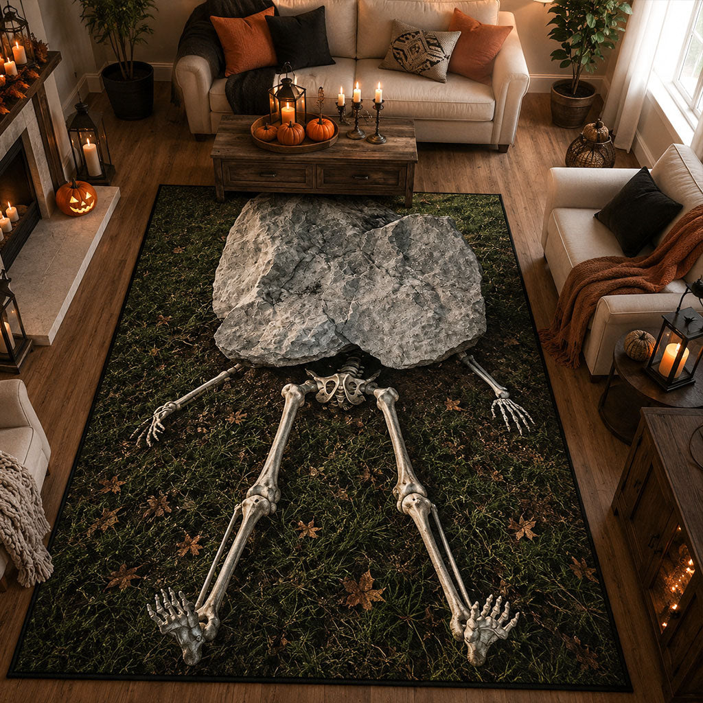 The Forgotten Crypt Area Rug - Non-Slip Washable 3D Print Rug for Living Room & BedroomTVC210849