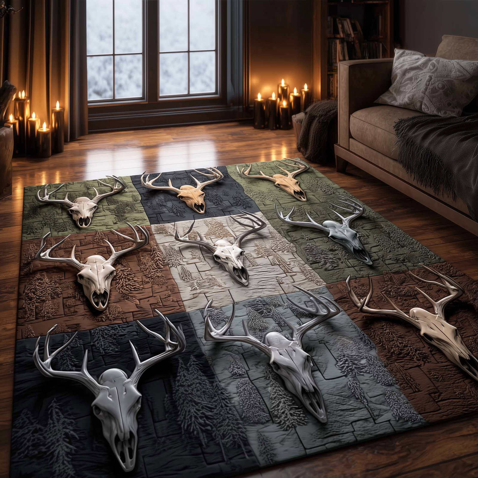 Trailblazer Spirit Area Rug - Non-Slip Washable 3D Print Rug for Living Room & BedroomTVC2108153