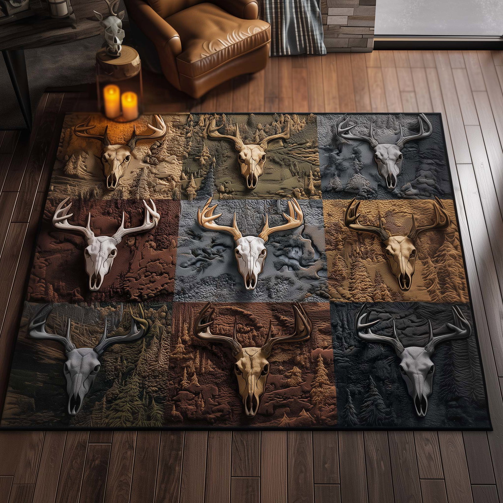 Trailblazer Spirit Area Rug - Non-Slip Washable 3D Print Rug for Living Room & BedroomTVC2108154