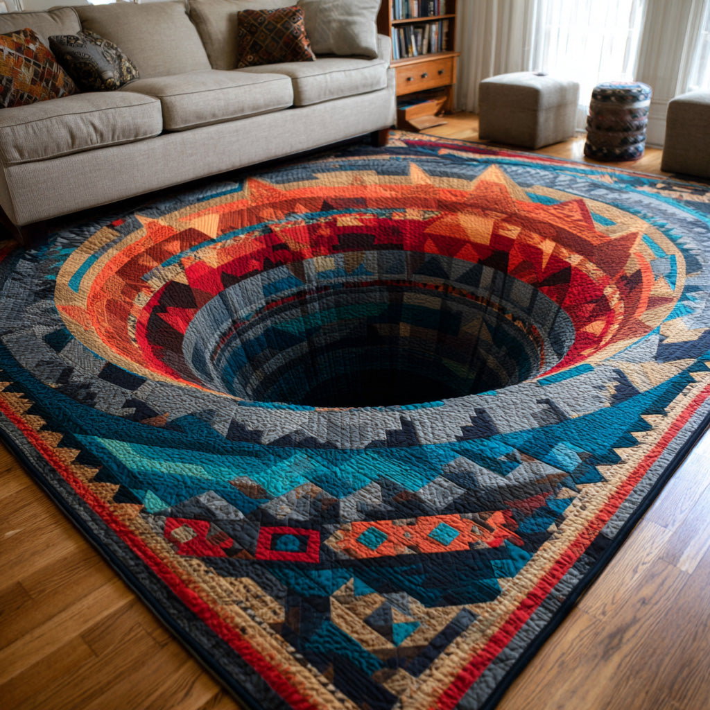 Turquoise Trail Area Rug - Non-Slip Washable 3D Print Rug for Living Room & BedroomTVC2108101