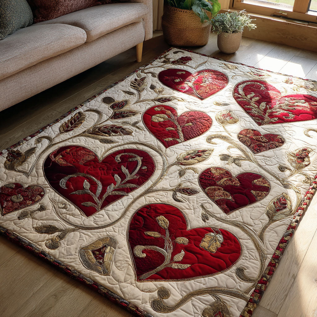 Warm Affection Area Rug - Non-Slip Washable 3D Print Rug for Living Room & BedroomTVC210898