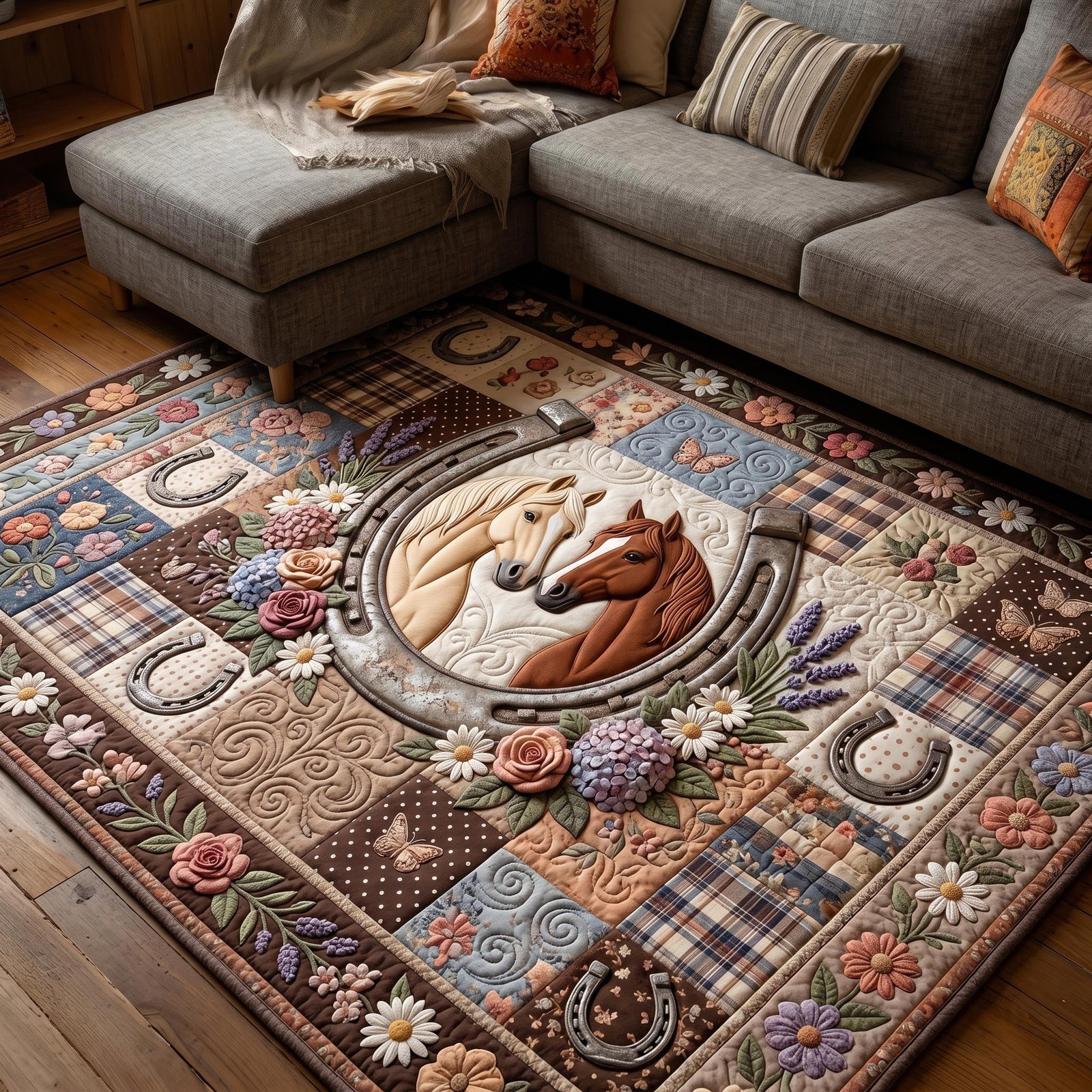 Western Soul Area Rug - Non-Slip Washable 3D Print Rug for Living Room & BedroomTVC2108153