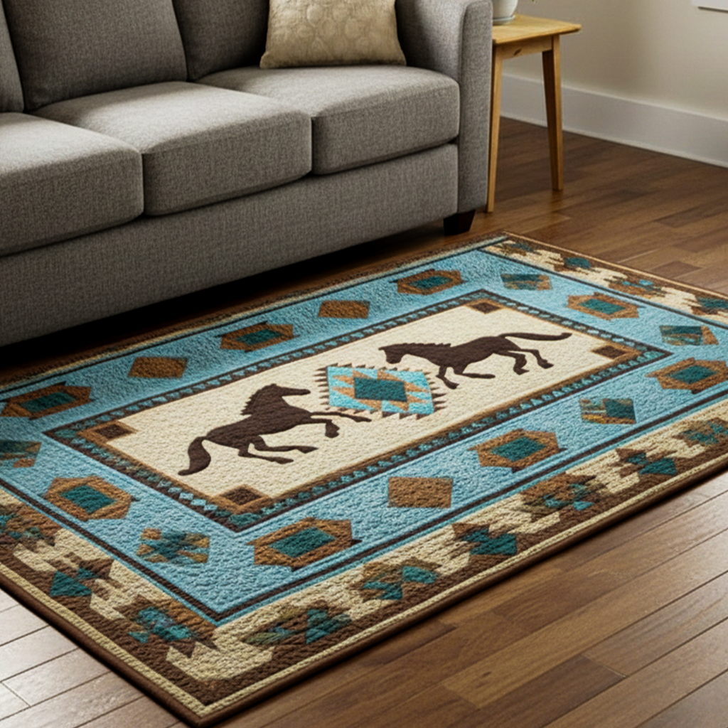 Wild Harmony Area Rug - Non-Slip Washable 3D Print Rug for Living Room & BedroomTVC210896