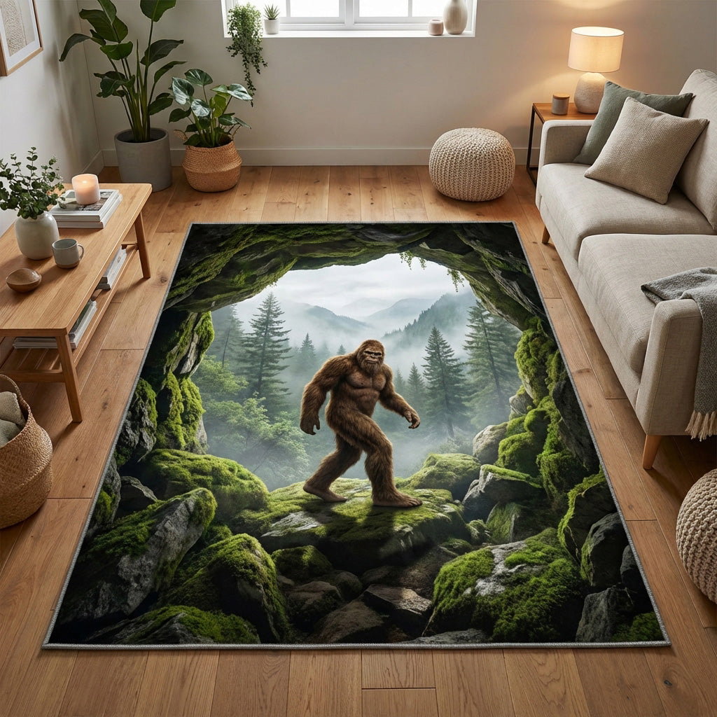 Wild Presence Area Rug - Non-Slip Washable 3D Print Rug for Living Room & BedroomTVC210896