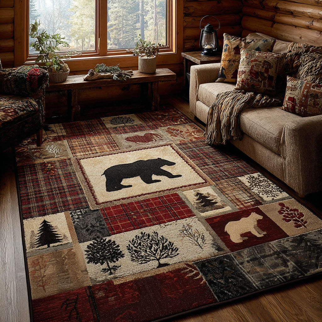 Wilderness Path Area Rug - Non-Slip Washable 3D Print Rug for Living Room & BedroomTVC210895