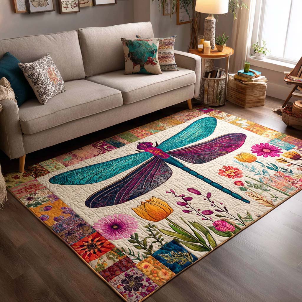 Winged Beauty Area Rug - Non-Slip Washable 3D Print Rug for Living Room & BedroomTVC210895