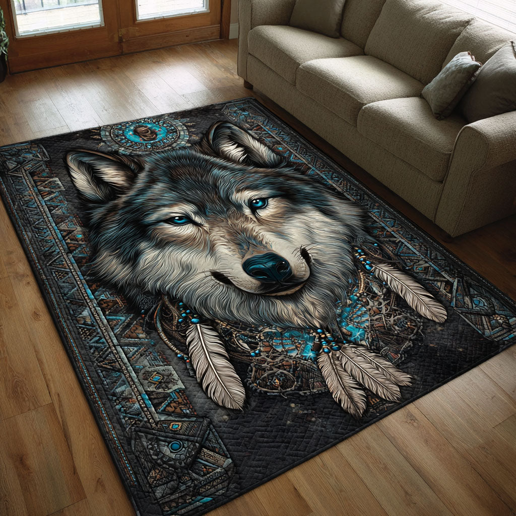 Wolf Moon Area Rug - Non-Slip Washable 3D Print Rug for Living Room & BedroomTVC210890