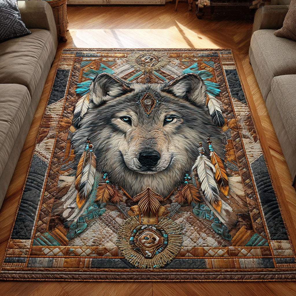 Wolf Realm Area Rug - Non-Slip Washable 3D Print Rug for Living Room & BedroomTVC210890