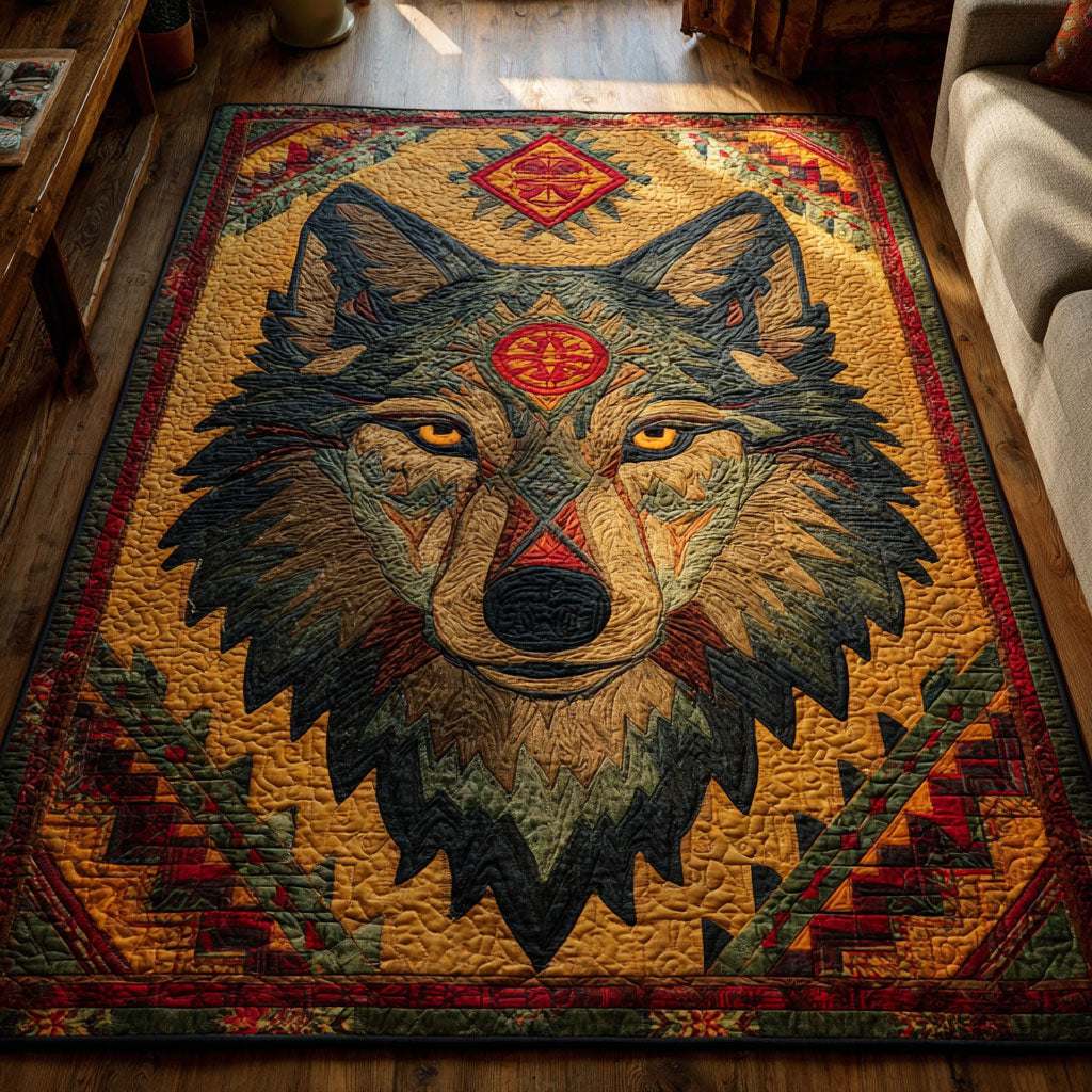 Wolf Spirit Area Rug - Non-Slip Washable 3D Print Rug for Living Room & BedroomTVC210890
