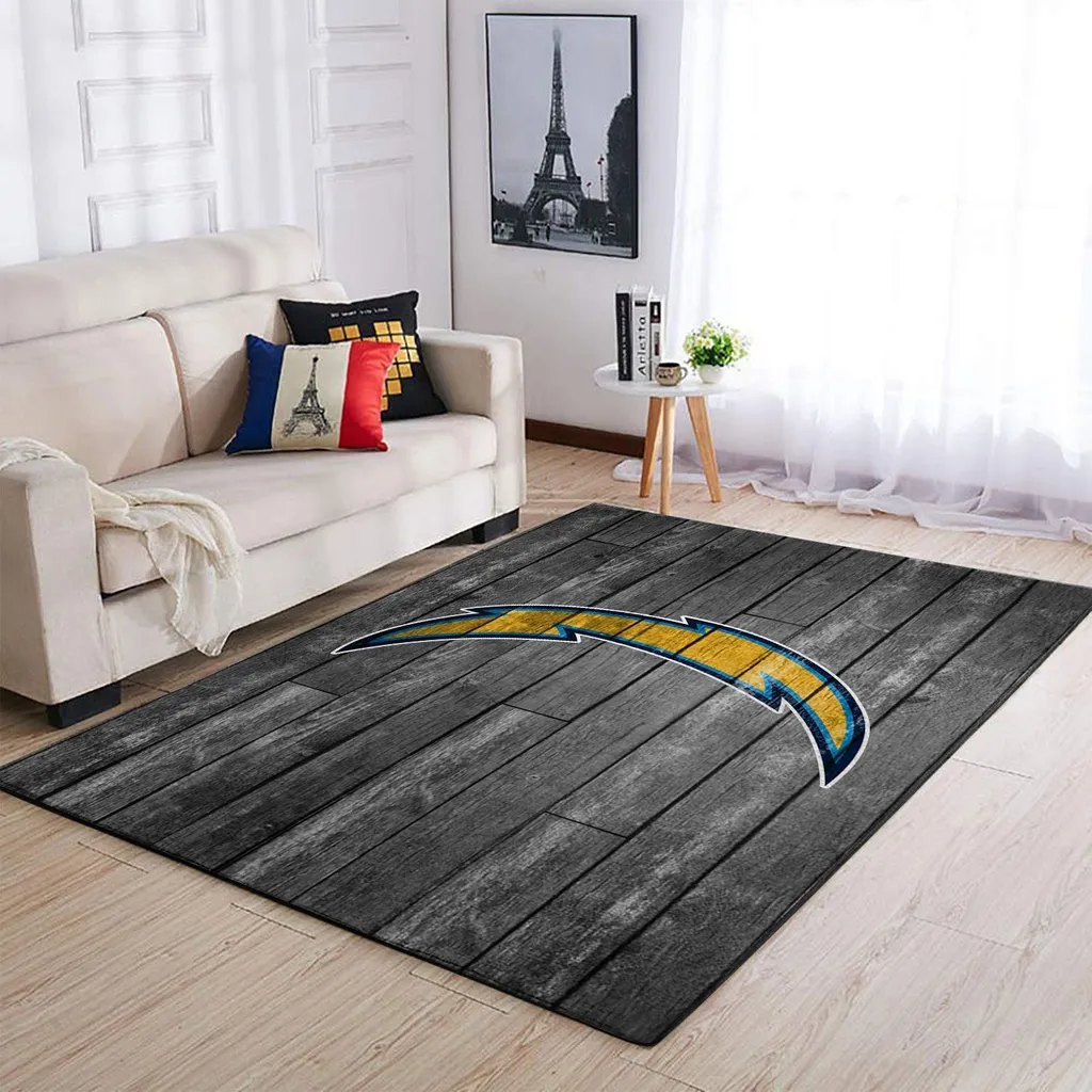 Wooden Floor Pattern Rug for Modern Living Room Decor Yellow and Gray