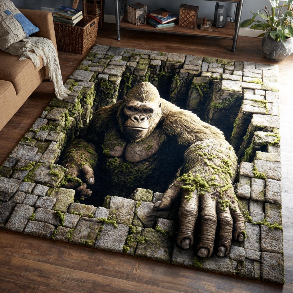 Woodland Legend Area Rug - Non-Slip Washable 3D Print Rug for Living Room & BedroomTVC210890