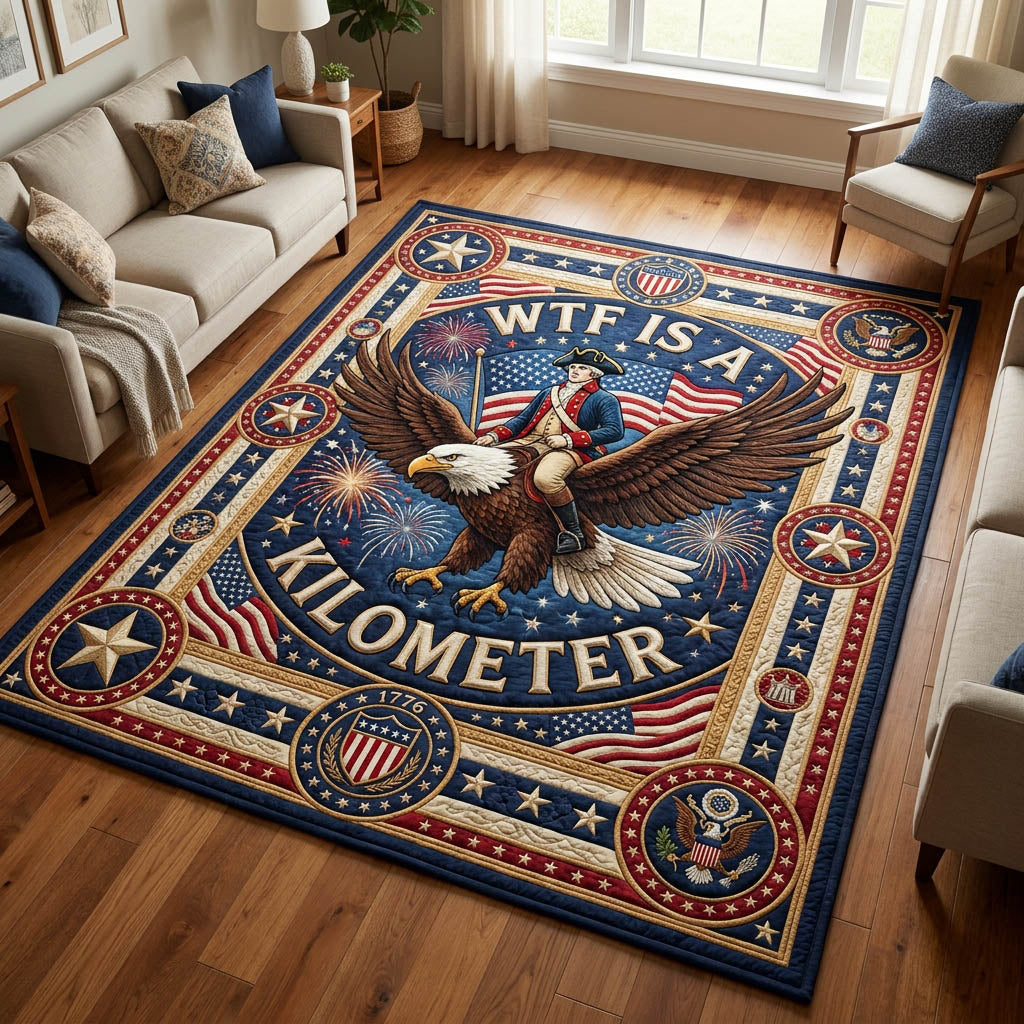 WTF Is A Kilometer Area Rug - Non-Slip Washable 3D Print Rug for Living Room & BedroomTVC210861